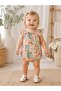 Baby Girl Patterned Romper