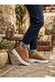 Ba0245 Tan Suede Smart Rubber Lacing High Sole Casual Men's Shoes - 5