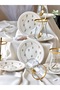 Pastel Garden Model 12 Piece Luxury Tea Set for 6 People - 2