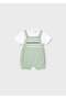 Newborn Baby Boy Knitwear Salopet Green