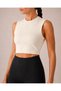 Women's Zero Sleeve Crew Neck Crop Body |   Full Fit Sports Crop Athlete Top