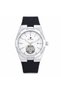 Apex Men's Skeleton Dial Silicone Strap Watch – Premium Stainless Steel Case | Date Display | Elegant Casual & Business Wrist Watch for Men
