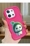 Poco C85 Compatible Case Camera Protector Red Silicone Couple Phone Case Cute Pattern