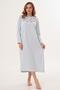 Mecit 6207 Blue Plus Size Women's Nightgown - 3
