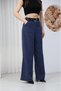 Erera Women's High Waist Wide Leg Tencel Look Pants - with Belt Gift - 6
