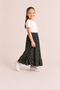 Girl's Long Skirt Summer Patterned Elastic Waist Comfortable Loose Skirt - 2