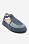 Lurelia Denim Blue Suede Genuine Leather Mesh Women's Sandals - 3