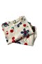 Girls' Shorts Suit 100% Cotton Single Jersey Fabric Cherry and Flower Pattern Short Sleeves Crew Neck - 8
