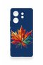 Infinix Zero 30 Compatible Colorful Leaf Pattern Silicone Case - 2