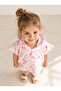Heart Patterned Hooded Muslin Baby Girl Poncho Gots 100% Cotton 1-5 Years - 3