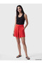 Lcw Vision Women's Pleated Shorts with Belt