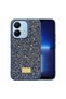 Xiaomi Poco C65 Case Silicone Edged Stone Shiny Lux Diamond Cover