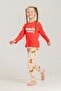 Girls Forever Friends Red Long Sleeve Pajama Set Rp3907-C-V1 - 7