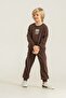 Boy's Los Angeles Brown Tracksuit Set Rp3879-C-V2 - 2