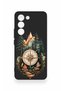 Vivo V30 Lite Compatible Compass Forest Pattern Silicone Case - 2