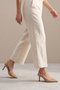 Women's Stiletto Pointed Toe Hand Knitted Classic Heeled Shoes with Elastic Back Arfes Camel - 4