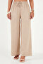 Double-Breasted Collar Tie Detail Wide Leg Suit Set 5866393 - 5