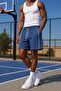 Men's Biye Deyaylı Indigo Shorts Ls-92042 - 3
