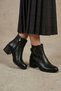 07 Women's Genuine Leather Daily Comfortable Thermo Sole Boots - 2