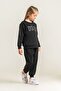 Girl's Embroidered Black Long Sleeve Tracksuit Set Us2723-C-V3 - 5