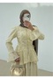 Lace Detailed Hijab Special Design Slim Fit Shirt Blouse