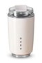 Smeg Travel Coffee Mug, 240ml Insulated Beverage Cup With Leakproof Lid, Long Lasting Coffee Tumbler