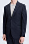 Navy Blue Slim Fit Mono Collar Classic Jacket - 3