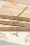 Steel Modern Design Square and Cylinder Pendant Necklace for Women - Stylish and Durable Accessory - 4
