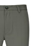 Green Relaxed Fit Linen Jogger Pants with Side Pockets - 2