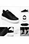 Men's Genuine Leather Sneaker Daily Sports Shoes Black Thick Sole Lightweight Comfortable Casual Lfn-Rs2006 - 3