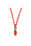 Cora Pink Coral Natural Stone Necklace - 2