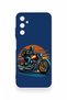 Samsung A05S Compatible Moto Rider Patterned Silicone Case - 2