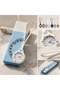 Fashion Portable Luxury Sport Pop Design Octagonal Frame Glass Leather Strap Analog Quartz Hanging Pocket Watch - 5