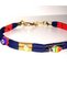 Miyavko Colorful Fish Detailed Evil Eye Beaded Paracord Braided Cat Necklace |   20-25-30 cm - 3