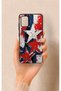Samsung A51 Compatible Star Flag Patterned Silicone Case