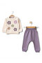 2-Piece Baby Set with Floral Accessories, 9-12-18 Months, Top and Bottom Set - 3