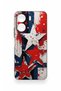 Redmi 13C Compatible Star Flag Patterned Silicone Case - 4