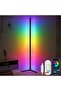 Smart RGB Floor Lamp, RGB Corner Floor Lamp with App/Remote Control/Dimmable/Music Sync, Smart Floor Light