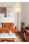 Floor Lamp 3 Color Temperature Modern LED Standing Lamp Linen Lampshade Elegant High Light Stepless Dimming Floor Lamp - 7