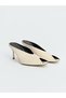 Ozmarka New Season Leather Look Women's Heeled Shoes