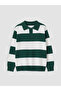 Esvab • Modern & Distinctive Devrik Roba Collar Striped Boys' Knitwear Sweater - 2