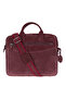 Burgundy Still Genuine Suede Leather 13-14 Inch Macbook/Laptop Bag