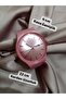 Special Design Svatch Model, Pink Color Silicone Strap, Unisex Wristwatch with Calendar, 4 cm Width, 22 cm Length, Attention: the Watch Case Is Large
