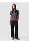 Lcwaikiki Classic Black Elastic Waist Wide Leg Women's Trousers
