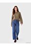 Lcw modest brown crew neck women's knit sweater - 2