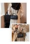 Fashionable Simple Women's Handbag Solid Black Color Crossbody Bag Leather Commuter Shoulder Bags East West Bags For Ladies - 7