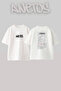 Yeezus Kanye West Design Printed Unisex Oversize White Tshirt