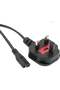 Power Cable UK 3PIN Plug to C7 Figure 8 Cable 5 Meter Standard - 2