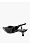 Women Pointed Toe Kitten Heel Shoes - 5