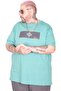 Mode XL Large Size T-Shirt Bis Yaka Expert Division U26123 Cagla - 4